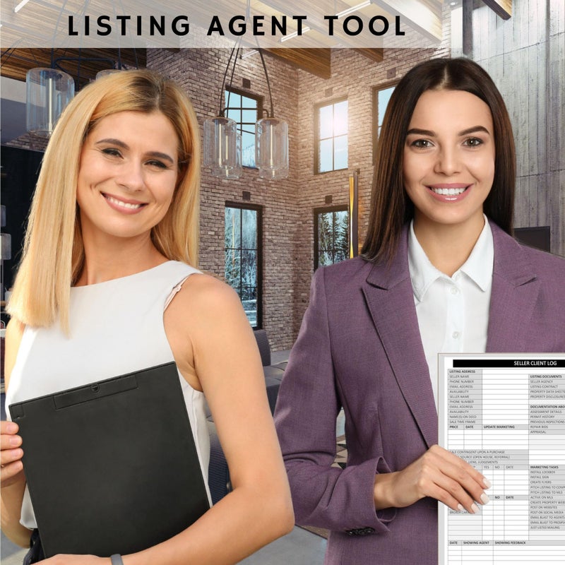 Life Charge Real Estate Agent Supplies - Home Seller Client Log to include in Listing File Folders. Realtor Log to Track Seller Needs, Home Showings & Agent Activity. 50 Page Notepad. 8.5 X 11. Made in the USA. - Image 3